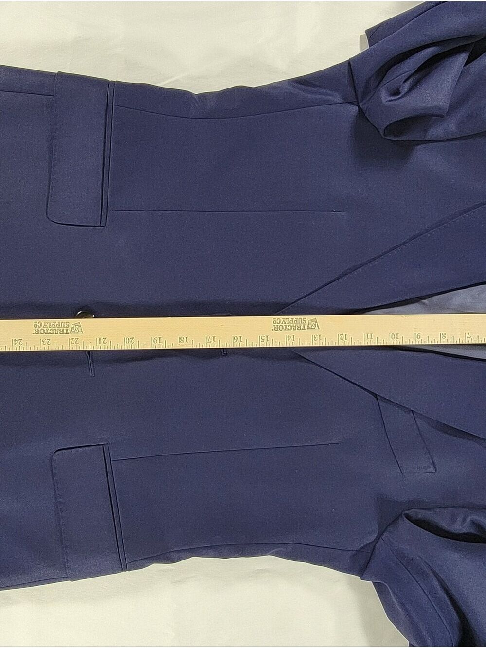 Suitsupply Vitale Barberis 110s Wool Dark Blue Wool Blazer Jacket Mens 36 R - Picture 10 of 13